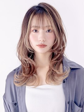 スノードロップ 荻窪(Snowdrop) くびれヘア/アプリコットオレンジ/夏のヘアアレンジ/荻窪