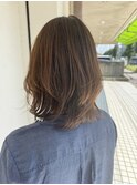 ミディアムレイヤー　伸ばしかけのスタイルにばっちり！