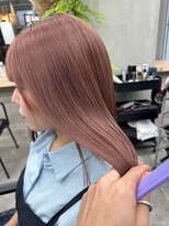 ギークス(GEEKS)&nbsp;【GEEKS渋谷】ピンクベージュ/ニュアンスピンク/ブリーチカラー