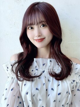 エインアンリー 明治神宮前(AIN.ANLY.) フェミニンロング大人かわいい透明感カラーレイヤーカット小顔