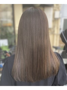 アオゾラヘアー フジサキグウ(AOZORA HAIR FUJISAKIGU) 大人のブラウン ブリーチ無しカラー 大人女性にオススメ20代30代