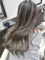 ベルヘアーデザイン 堺東(Belle hair Design)&nbsp;ハイライトレイヤーカットイルミナカラー20代30代40代堺東