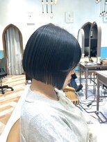 ロンド レグリーズ 立川(Lond leglise)&nbsp;ミニボブレイヤー/レイヤーカット/ダークアッシュ/顔周り/立川