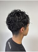 men's 無造作ナチュラルパーマ