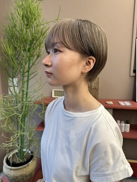 フェンヘアーアイス 中目黒(Fen.hair ici) 20代30代大人可愛いダブルカラーブリーチハイトーンカラー