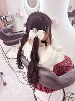 クラン 梅田店(Clan)&nbsp;あみこみツインテール/梅田ヘアセット