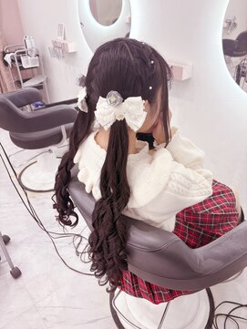 クラン 梅田店(Clan) あみこみツインテール/梅田ヘアセット