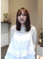 フーガヘアー 元住吉店(FUGA hair) シングルカラーで透明感ベージュ