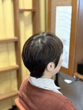 フフ 瀬戸店(FuFu) ショート×白髪ぼかし×スペシャルカラー