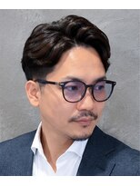 リフト(LIFT)&nbsp;熊本市/白髪染め×大人メンズパーマ/30代向け大人メンズスタイル