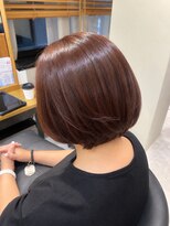 ヘアリゾート粋 トゥジュ 池袋東口店(tujuh) ショートボブ/透明感/ブラウンレッド