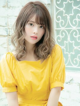 ロンド フィーユ(Lond fille) セミロングハイライトカラー