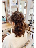 結婚式お呼ばれアレンジ【ヘアセット　立川/立川南/八王子/袴】
