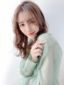 ラ ブレス 梅田茶屋町(LaBless) ブリーチなしのミルクティーベージュ/大人可愛い 20代 30代 40代