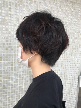 ヘアアーツ ブルーム(hair art's BLOOM) マッシュパーマ。