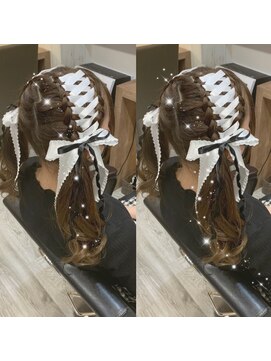 ヘアセット アリエス 新宿駅前店(aries) レースアップツイン