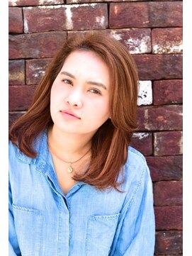 スタジオ 渋谷 原宿(Stujio) 大人可愛い☆ながめバングなセミロング☆