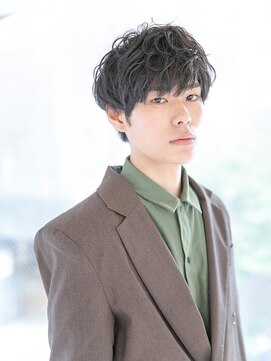 アフロディーテ ギンザ 秋葉原店(APHRODITE GINZA) ダークアッシュ/アッシュブラック/カルマパーマ/ショート/秋葉原