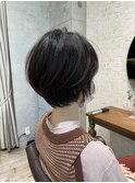 柔らかい毛束感ショートボブ