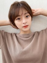 レベンス(Lebens)&nbsp;ショートカット×ひし形ショートボブ×前髪あり20代30代40代