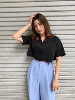 リアイス(Re:ICE) ミニウルフ/くすみブルー/流れるレイヤー/インナーハイライト