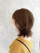 アイディール(:ideal)&nbsp;20代30代40代☆ミディアムレイヤーでナチュラルウルフカット☆