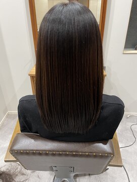 クオーレ(CUORE) 乾かすだけで自然にまとまる仕上がり縮毛矯正/素敵なうる艶