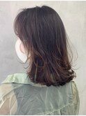 ワンカールレイヤー_セシルカットココアブラウン_ba300661