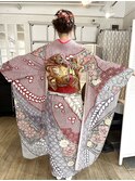 ＃成人式ヘアアレンジ＋着付け