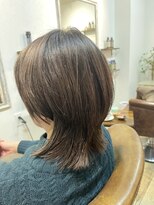 グランツ(hair salon Glanz) 脱白髪染めの大人のマッシュウルフ