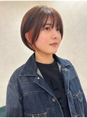 10代20代30代ショートボブ髪質改善丸みショート似合わせカット