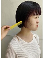 バローチェ(Barouche)&nbsp;【Barouche/中島綾子】　インナーカラー　ボブ　堀江