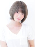 イメチェンマッシュショートカット アッシュグレージュ20代/30代