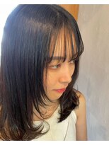 ポルム パプリカ(polum paprika)&nbsp;大人可愛いレイヤーカット顔回り黒髪暗髪ナチュラル20代30代