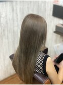 【Resta】くびレイヤーショートミディアム前髪ミルクティーボブ