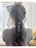 お呼ばれヘアセット