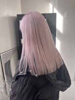 ペレ 栄店(PELE) デザインカラー/レイヤーカット/ウェットヘア/オリーブベージュ