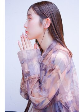 ドルセプラタ(Dulce plata) 20代30代40代前髪あり色っぽバング×髪質改善ストレート