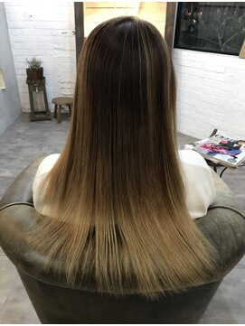 ヴォルッタ(VOLUTTA) 髪質改善ネオメテオストレート×グラデーションカラー