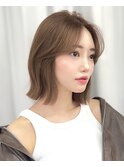 ★イメチェンメルティーカラー似合わせカットウェーブ大人ボブ