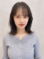 アグノス 青山(Agnos)&nbsp;小顔 似合わせカット メルティーカラー ウェーブミディアム