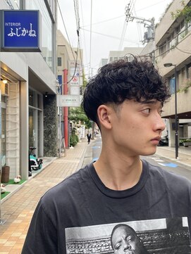 レンゲン(LENGEN) メンズパーマフェードバーバーツイスト理容室カット