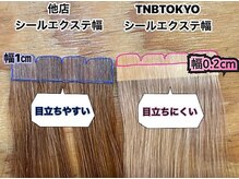 ★TNBTOKYOのシールタイプは目立ちにくいマイクロタイプ！表面付近も目立ちません！高品質で高性能です！