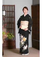 【留袖・訪問着の着付け＋ヘアセット￥9300】※早朝料金別途あり