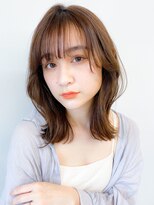 アース 東戸塚店(HAIR & MAKE EARTH)&nbsp;小顔2wayバング夏のくびれレイヤー透明感アッシュベージュ
