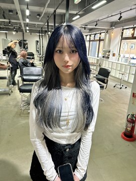 ゲームバイアランスミシー 心斎橋(GAME by Alan Smithee) インナーカラー/レイヤーカット