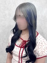 アン ブリーチ 大宮駅東口店(UN BLEACH) シルバー×ブルールーツ