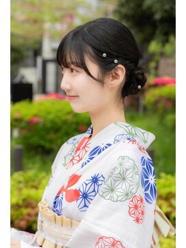 バサラ 池袋店(VASARA) シニヨンスタイル♪着物ヘア/浴衣ヘア/卒業式ヘア/成人式ヘア