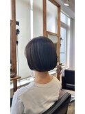 ◇大人可愛い20代30代40代50代前下がりショートボブ丸みショート