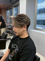 リッチブランドアンドコー(Rich Brand&Co) アップバングセンターパートツイストスパイラルバレイヤージュ